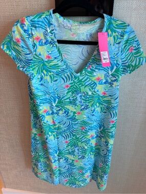 Lilly Pulitzer Etta short sleeve v-neck dress NWT new with tags XS